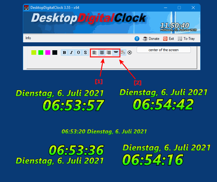 Auf Windows 11 die individuelle Digital UHR am Desktop!