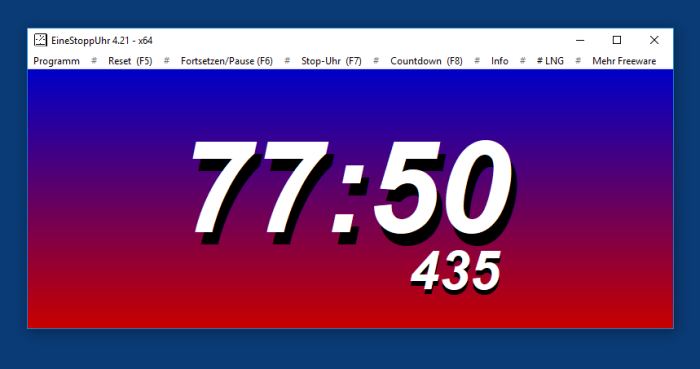 Die Alternative Stopp Uhr fr Windows!