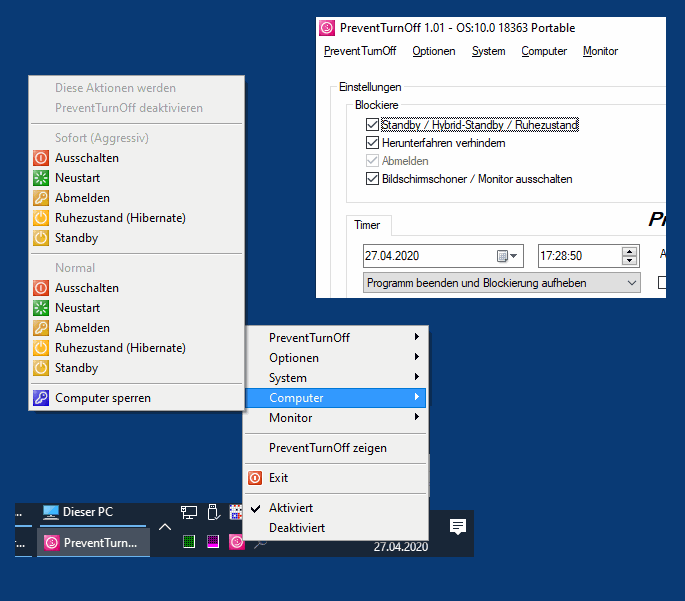Zwangsherunterfahren oder so, verhindern auf Windows 11!