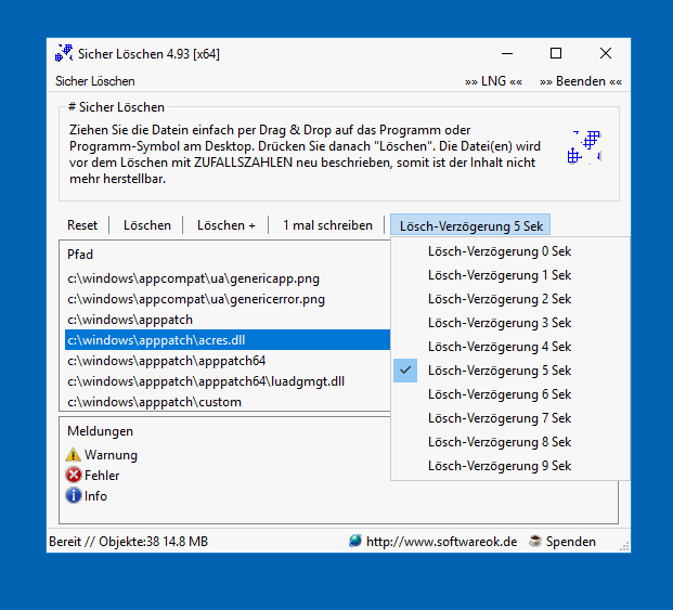Sicher Lschen unter Windows ist bertrieben, oder?