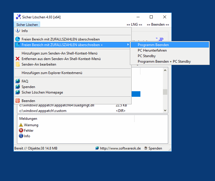 Sie bentigen fr das sichere Lschen von Festplatten ein schnelles Tool?