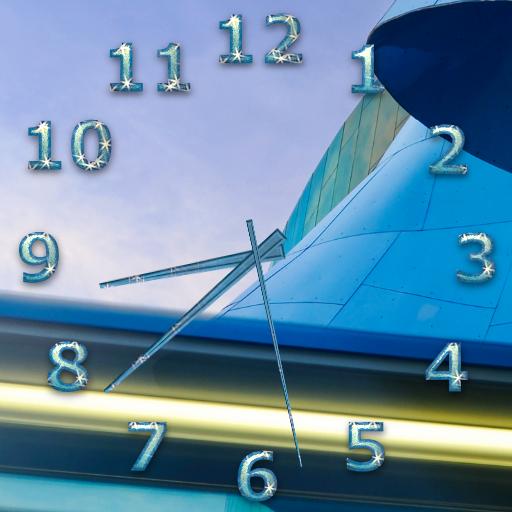 The-Aero-Clock mit Stern Texturen ein wenig USA! 