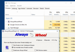 AlwaysMouseWheel 2 Verbessertes Maus-Rad und kaum Last an der CPU und Ressourcen  