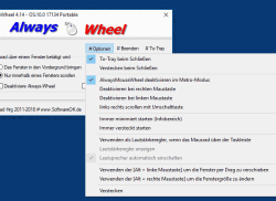 AlwaysMouseWheel 3 Weitere Maus Funktionen und Optionen  