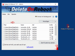 Lschen Sie Dateien und Ordner bei Neustart