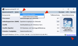 Windows Leistungsindex auslesen, neuberechnen