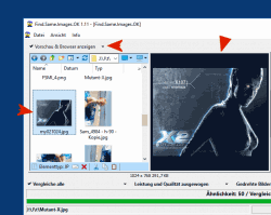 Find.Same.Images.OK 4 Vorschau in Internem Explorer und Bild Betrachter 