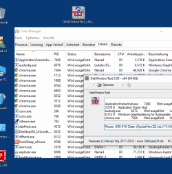 GetWindowText 2 Auslesen der Prozessliste aus dem Task-Manager 