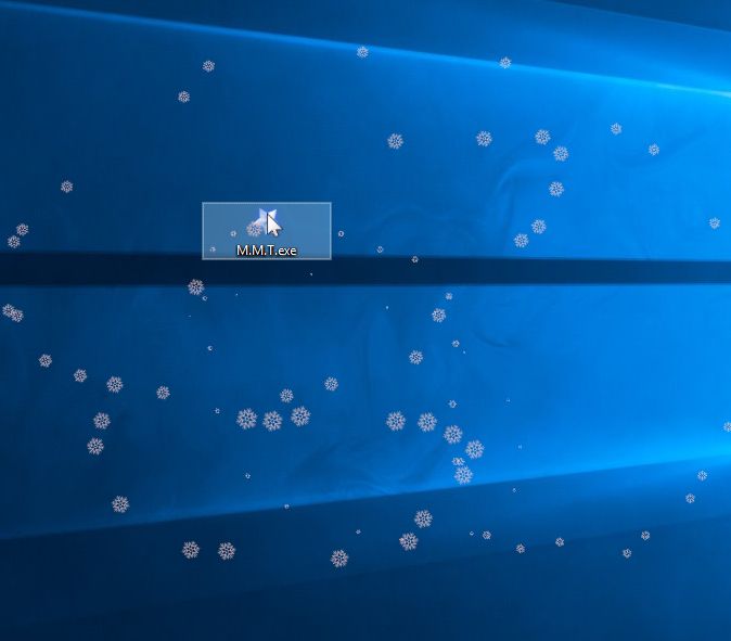 MagicMouseTrails 5 Maus Spuren aus Schnee Flocken unter Windows-10 