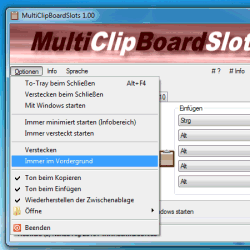 10 x extra Zwischanablage Memory Slots