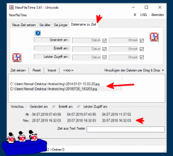 NewFileTime 4 Datei-Name-Zu-Datei-Zeit 