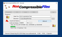 NonCompressibleFiles 1 Die Datei kann nicht Komprimiert werden 