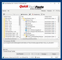 QuickTextPaste 2 Tastenkuerzel unter Windows 10 erstellen  
