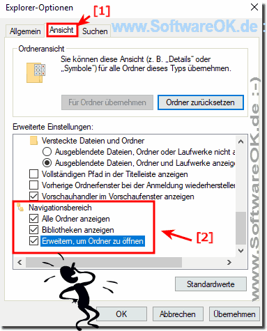 Automatisch den Ordner erweitern im MS-Explorer!