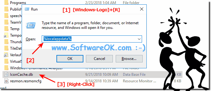 Repariere fehlerhafte Desktop Icons in Windows 10!