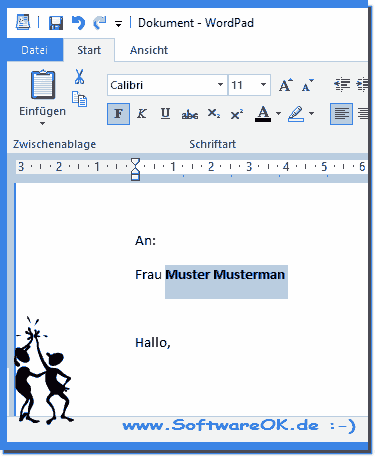 Schreibprogramm unter Windows-10!