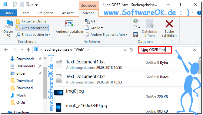 Suchanfrage Windows-10 Bilder und Dokumente!