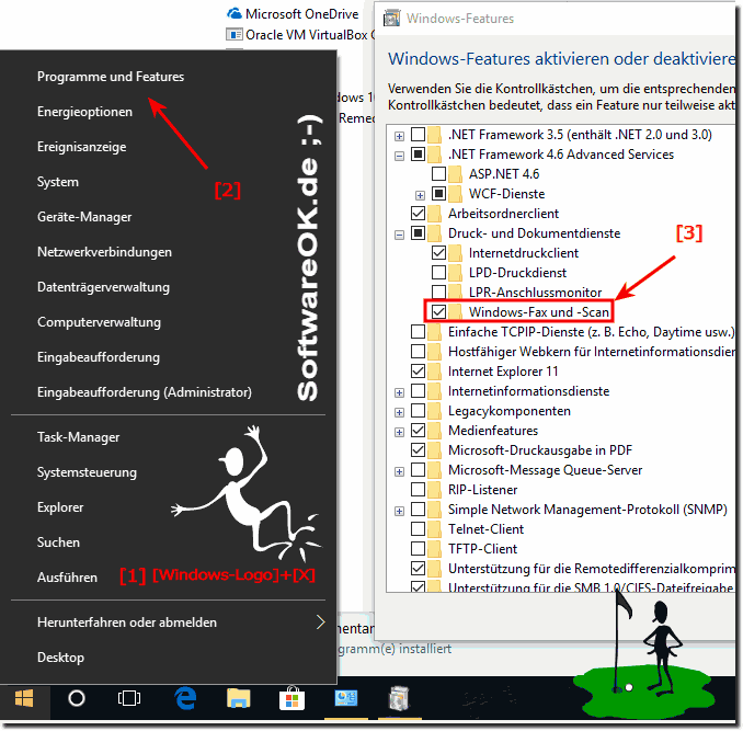 Windows 10 Fax und Scan ist weg!
