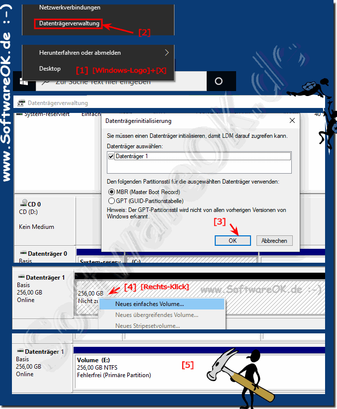 SSD-Festplatte formatieren unter Windows 10!