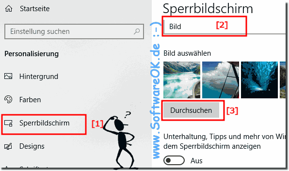 Anmeldebildschirmhintergrund Eigenes Bild!