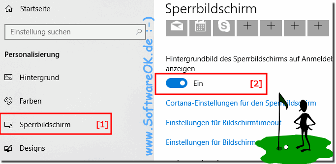 Deaktivieren vom Anmeldebildschirmhintergrund bei Windows 10!