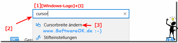 Den Cursor unter Windows 10 anpassen!