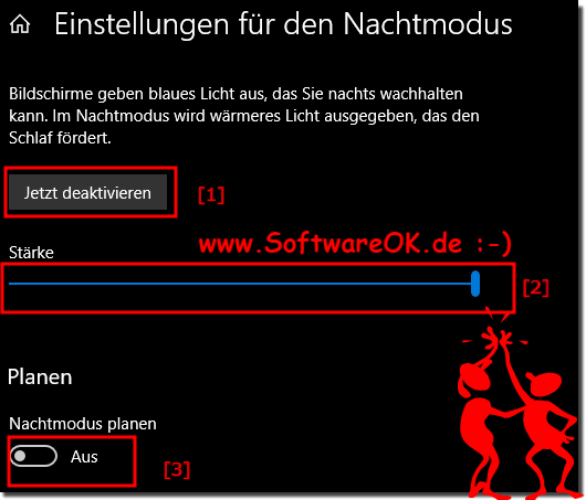 Nacht-Modus unter Windows 10 anpassen!