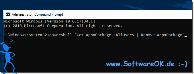 Windows-10 alle APPs Anwendungen Deinstallieren!