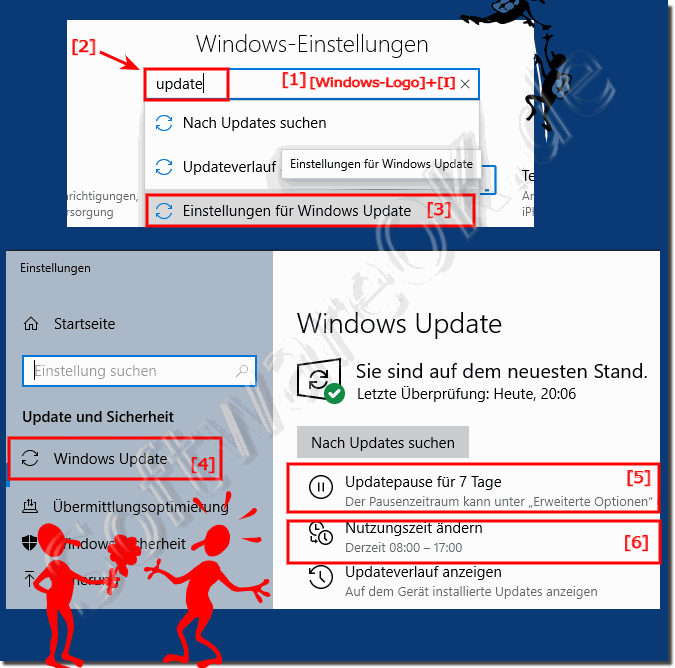 Neustart von Windows 10 vor Herunterladen von Updates plannen!