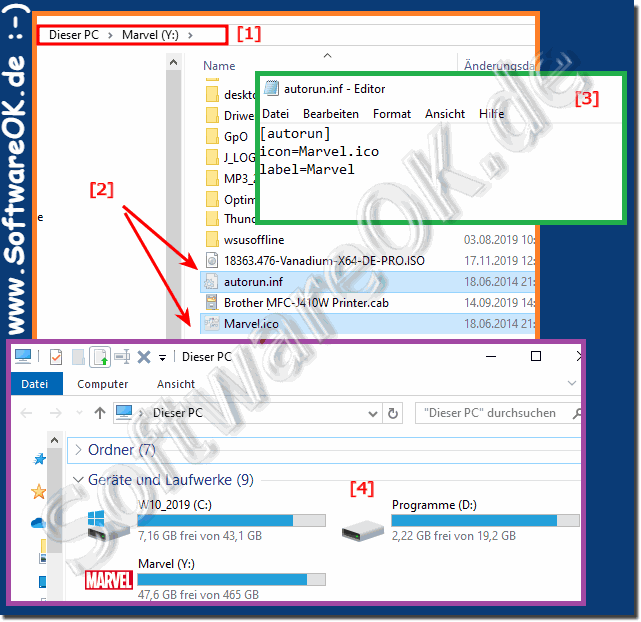 Im Datei-Explorer ein Eigenes Laufwerks-Symbol anzeigen lassen!