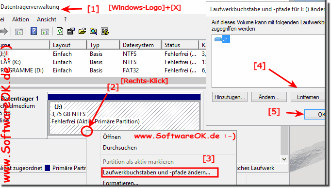 Laufwerke verstecken im Windows Datei Explorer!