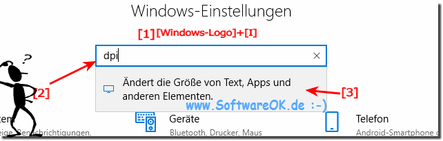 Schriftgröße Windows 10 ändern!