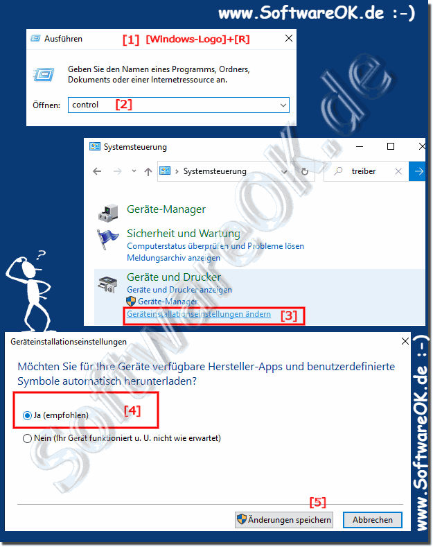 Automatische Treiber-Downloads unter Windows 10 aktiveren!