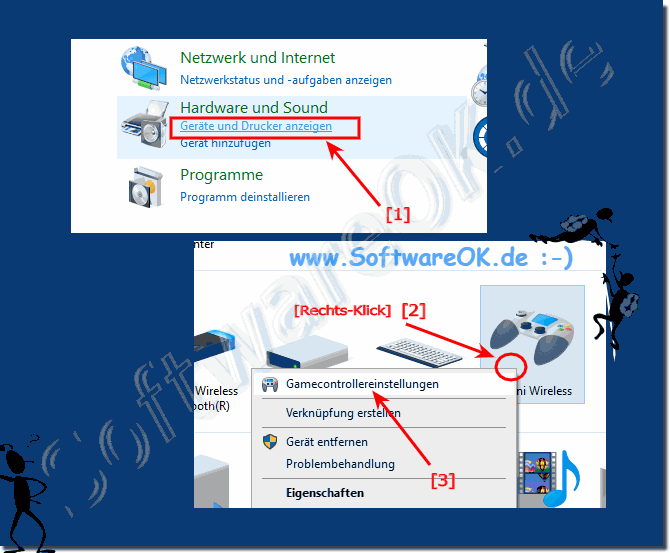 Joystick unter kalibrieren unter Windows 10, 8.1, ...!