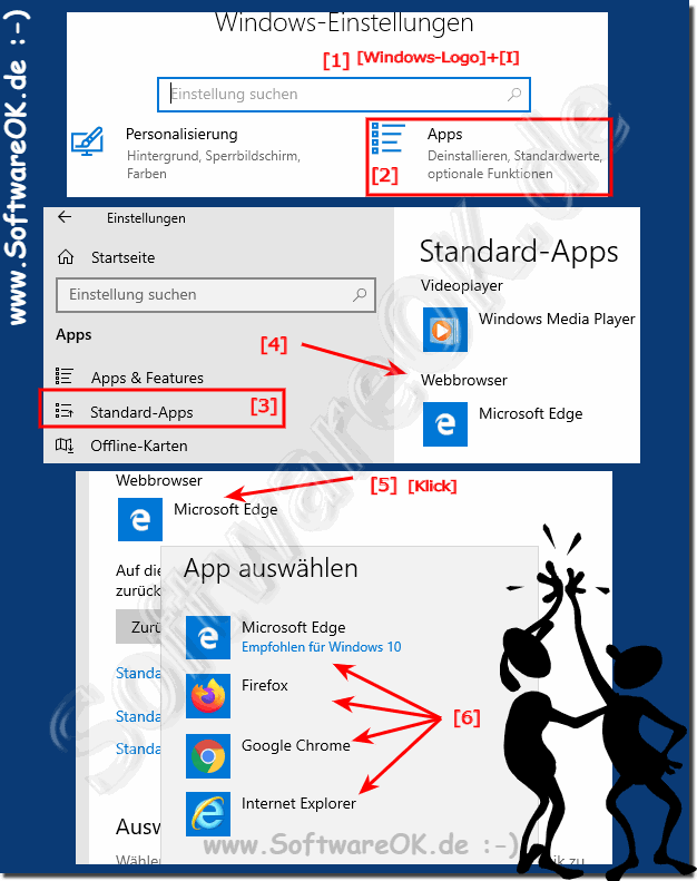 Standard Internet Browser unter Windows 10 ndern!