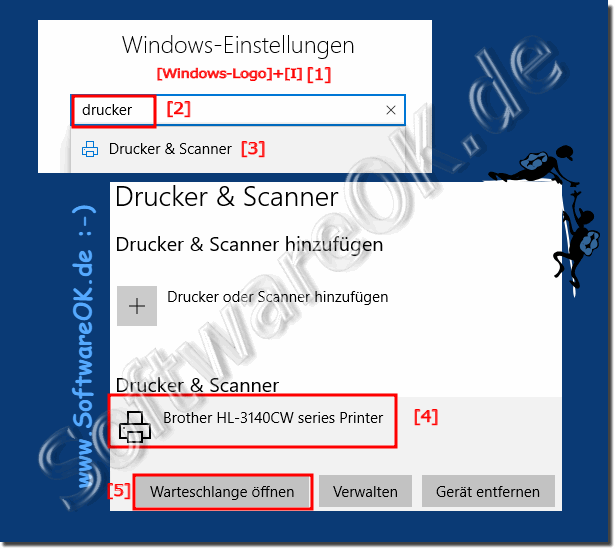 History / Verlauf der gedruckten Dokuments in Windows 10, 8.1, 7 aktivieren!