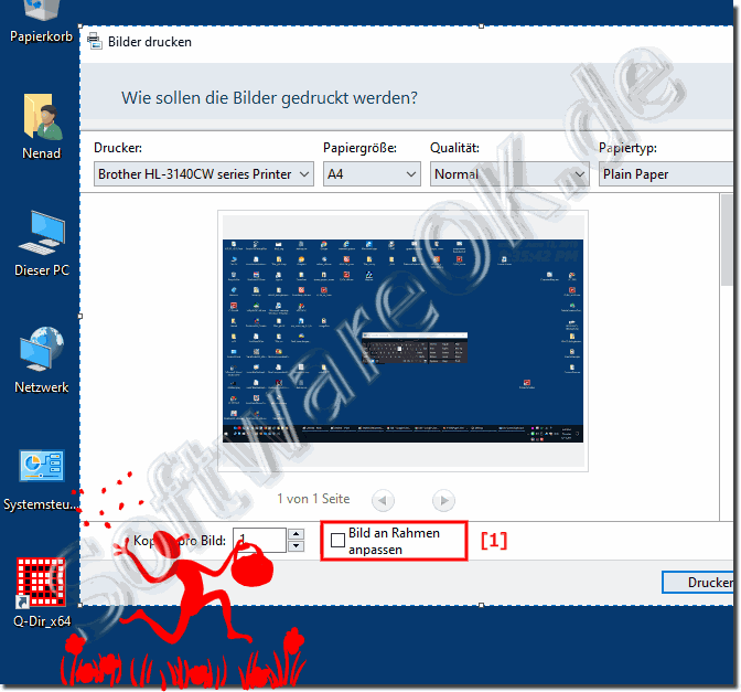 Windows Kompletten Desktop als Seite drucken!