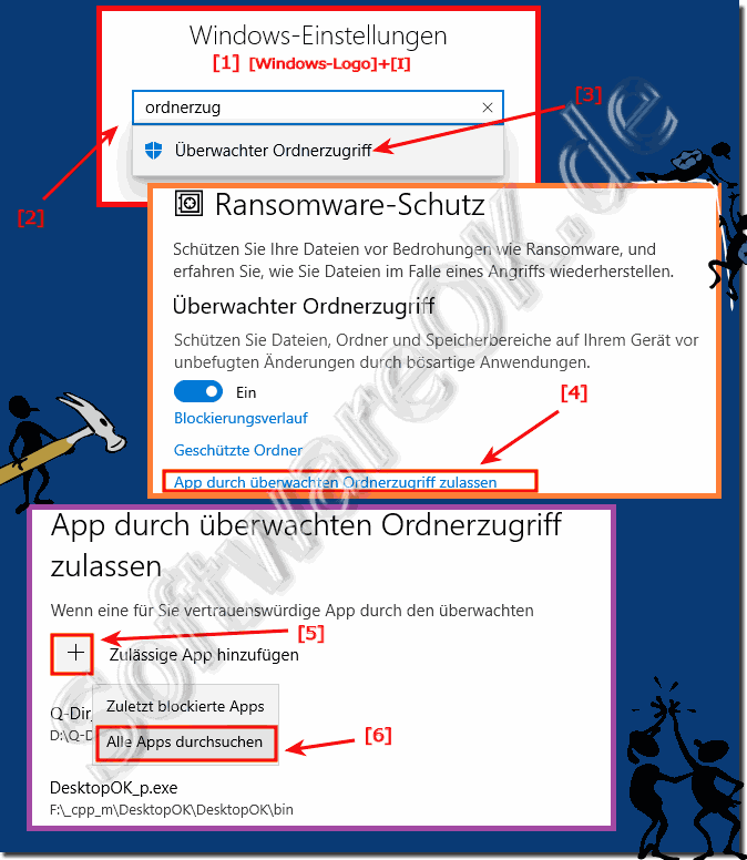 Probleme mit Windows 10 Ordnerschutz und Defender!