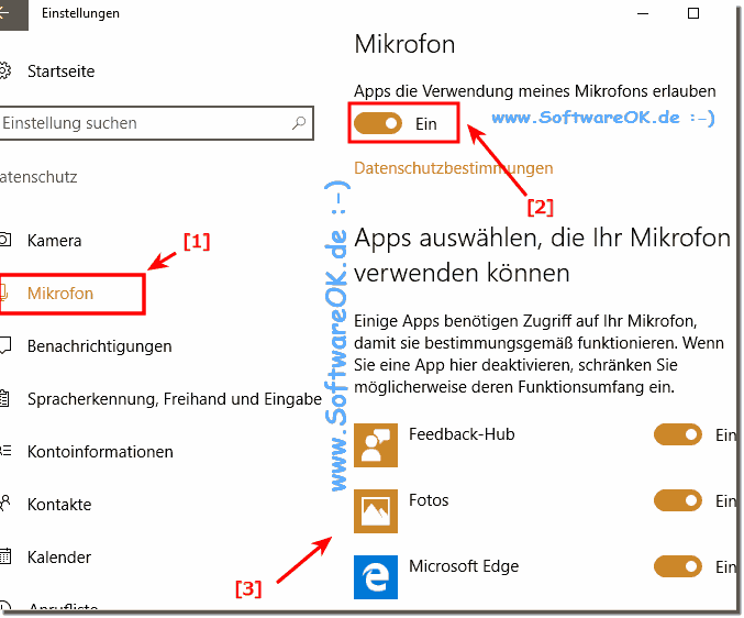 Windows-10 Mikrofon Zugriff deaktivieren!