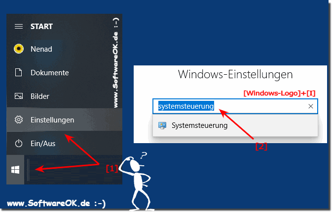 Windows 10 Systemsteuerung ber Einstellungen!