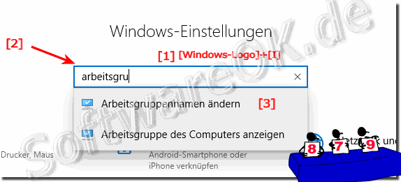 Die Arbeitsgruppe unter Windows 10! 
