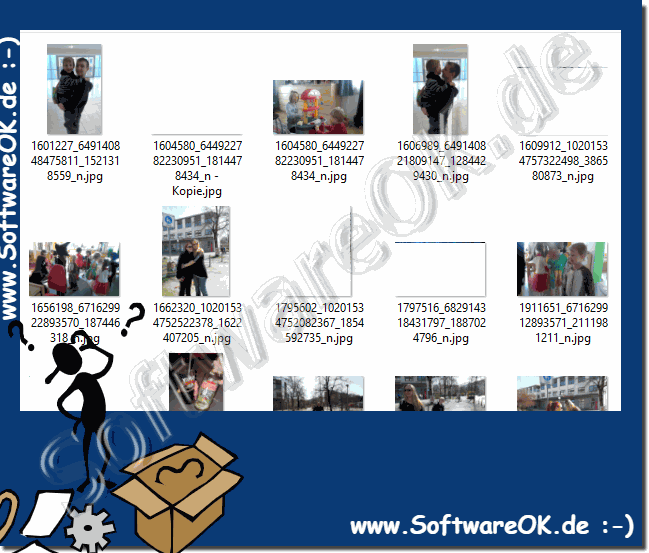Es werden falsche Miniaturbilder im Datei Explorer Angezeigt!