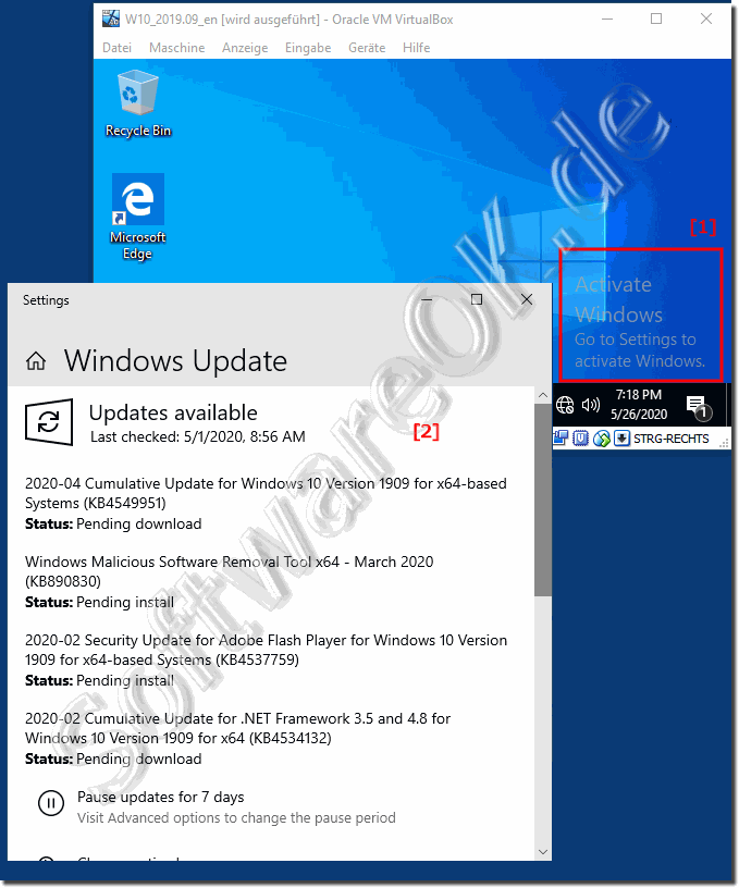 Erhält Windows 10 Windows-Updates, wenn es nicht aktiviert ist?