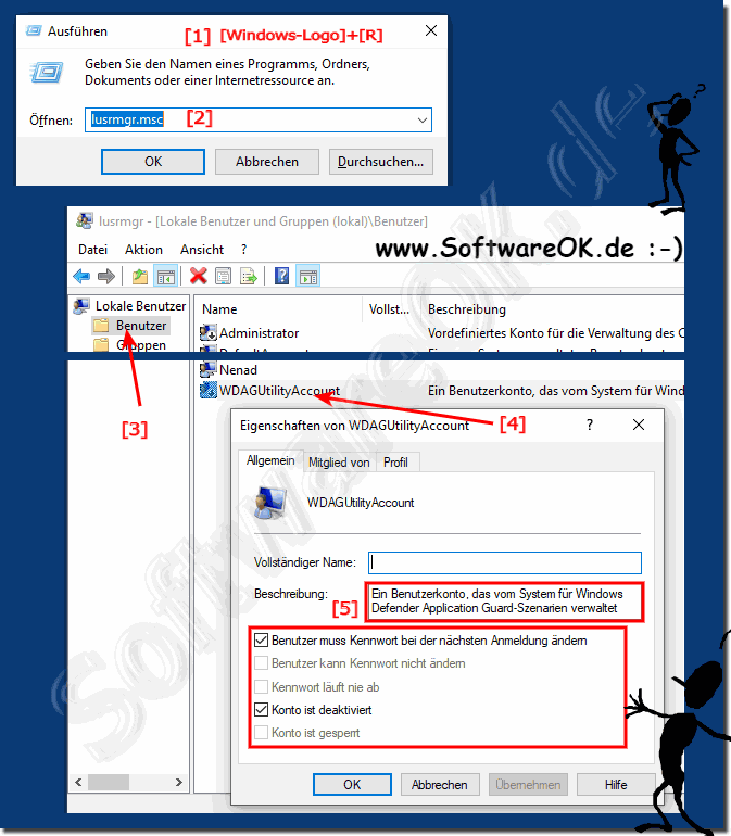 Der WDAGUtilityAccount Windows Defender Benutzer!