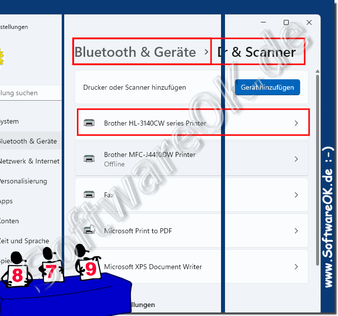 Unterpunkte in den Einstellungen von Windows 11!