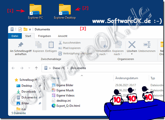 Alter Datei Explorer über den Windows 11 Desktop Starten!