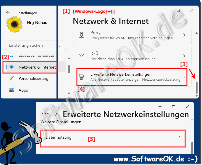 bertragene Datenmenge unter Windows 11 pro Anwendung erkennen!