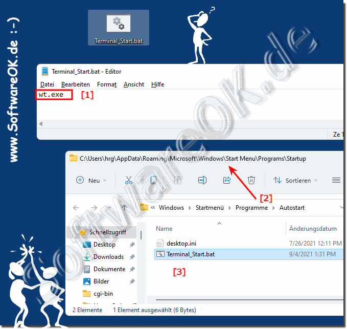 Autostart der Terminal-APP auf Windows 11!