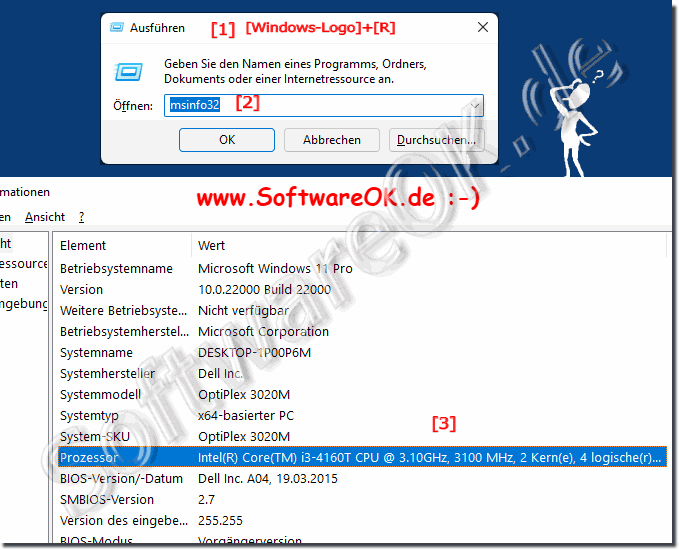 Systeminformationen in Windows erkennen viele Kerne Ihre CPU hat!