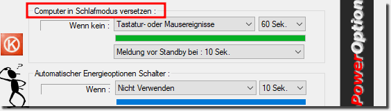 Den Computer in den Schlafmodus versetzen wenn keine Aktivitten!